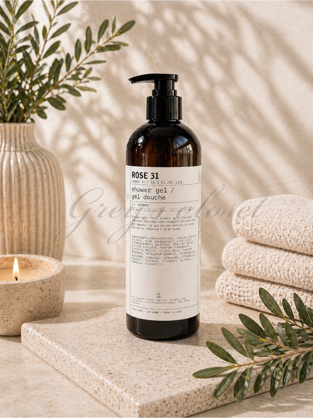 SHOWER GEL LE LABO ROSE 31
JUMBO SIZE 480ml / 16.2fl.oz